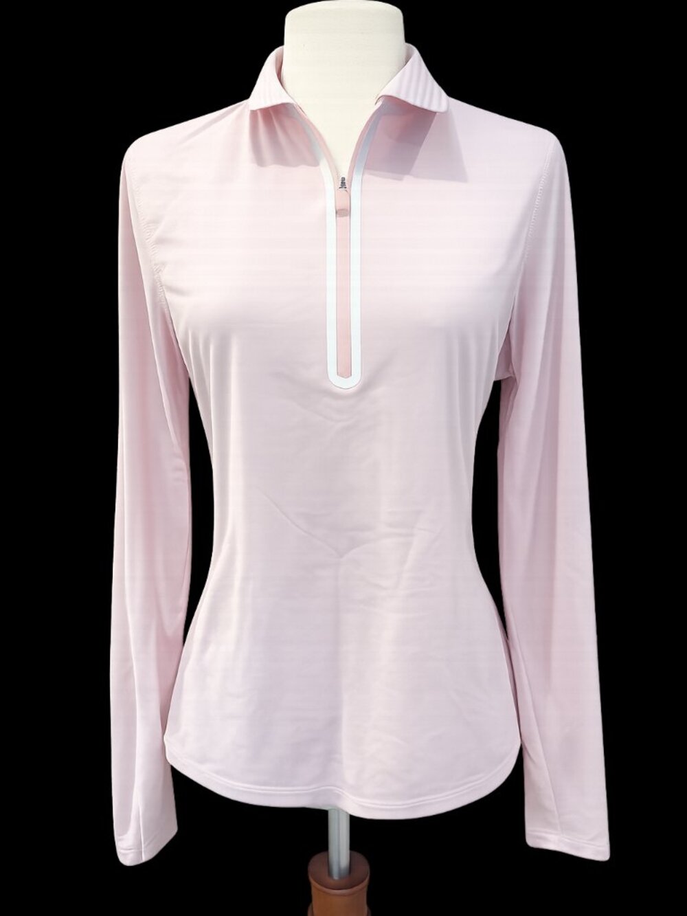 G/FORE Golf Long Sleeve Zip Top - Picture 2 of 6